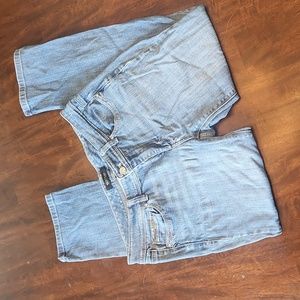 White House Black Market jeans. Size 8. crystal, light wash, straight le…